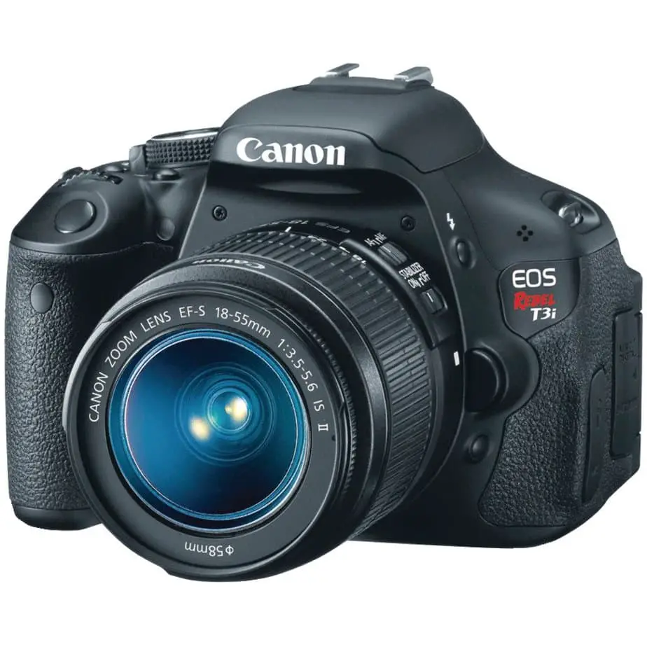 A Canon EOS Rebel T3i camera