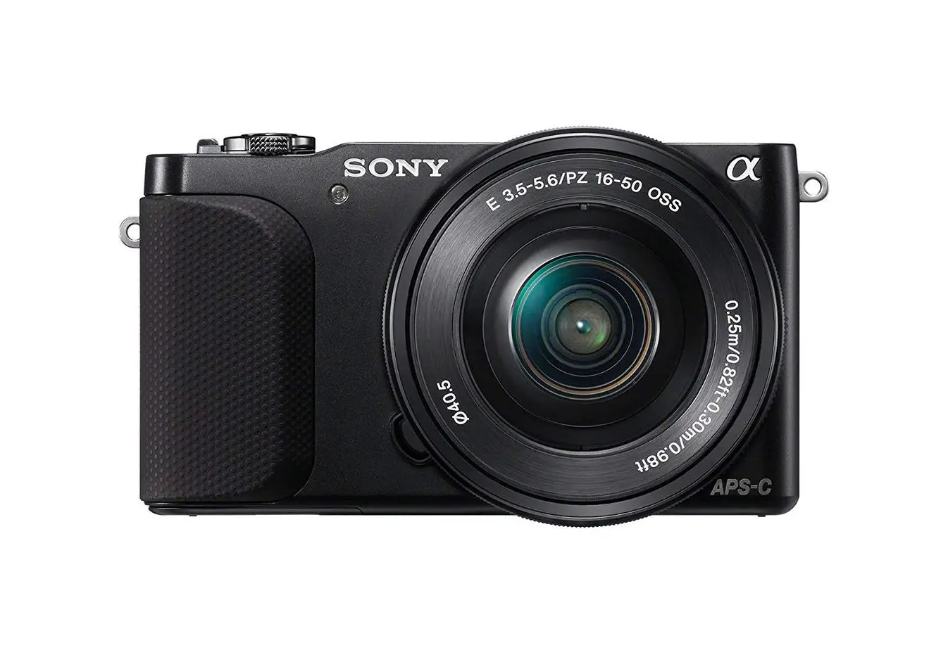 Front view of the Sony NEX-3N camera
