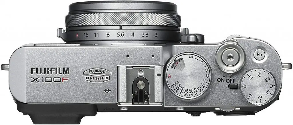Point and shoot Fujifilm X100F camera