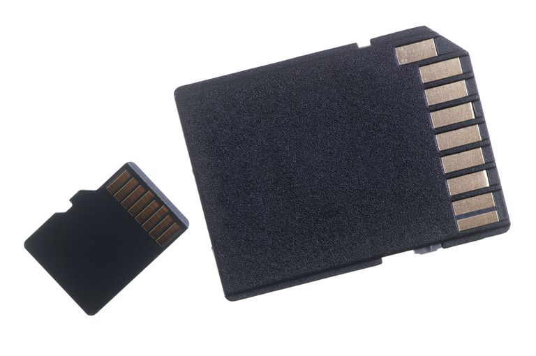 Macro and Micro type SD cards