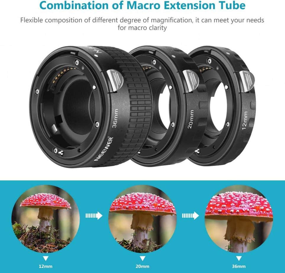 combination macro extension tube