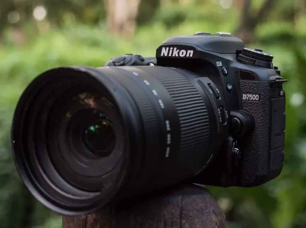 Lens of Nikon Camera