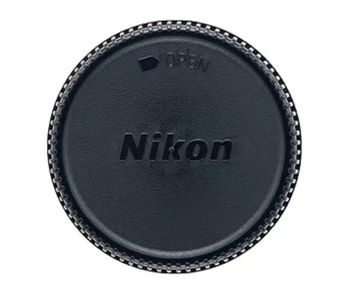 black circle nikon object with white background