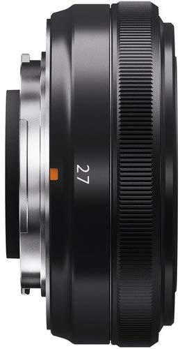 black Fujinon XF27 lens
