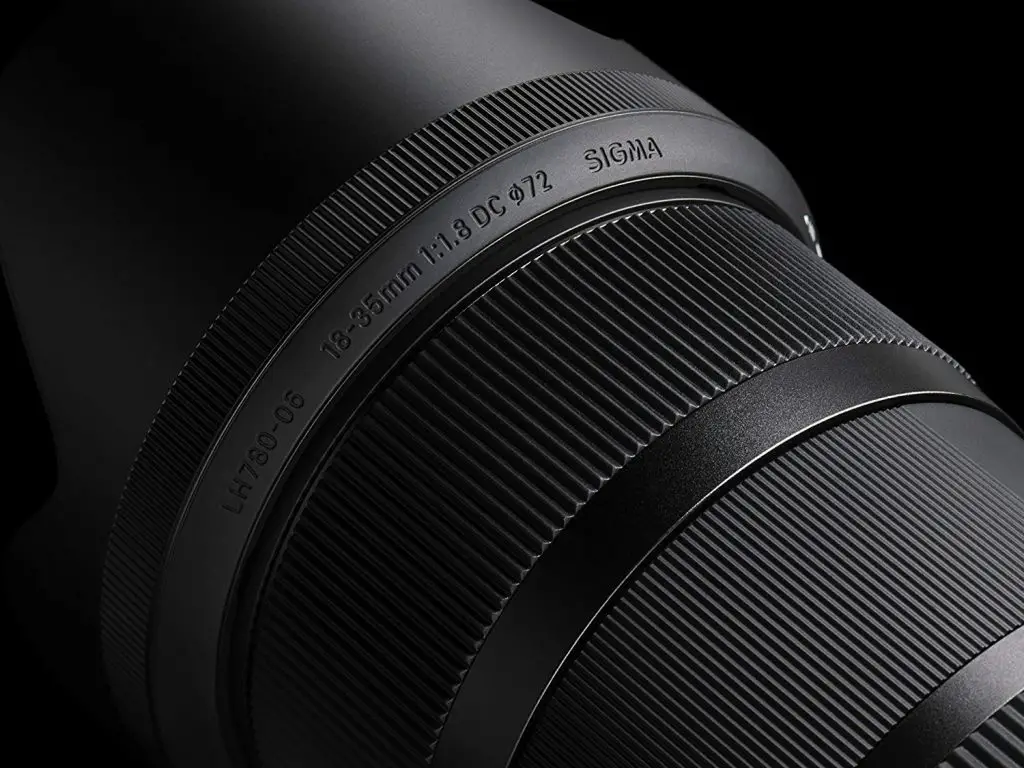 Sigma 18-35mm F1.8 lens