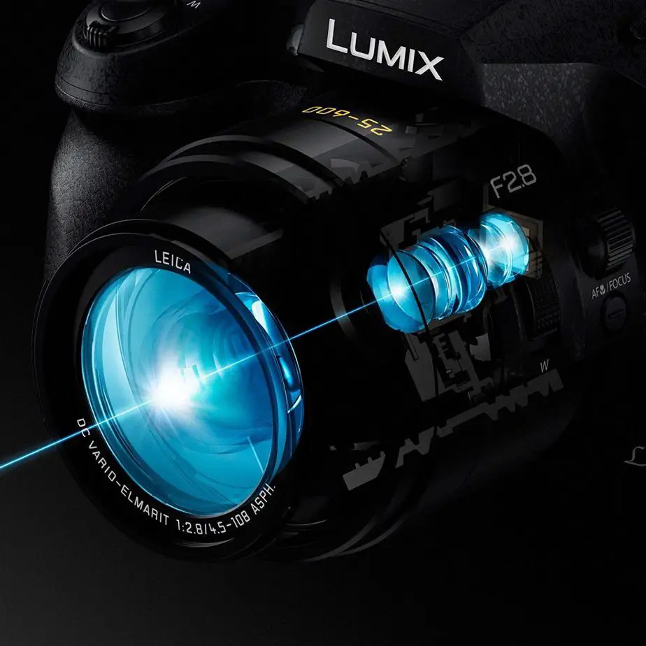 black panasonic lumix camera