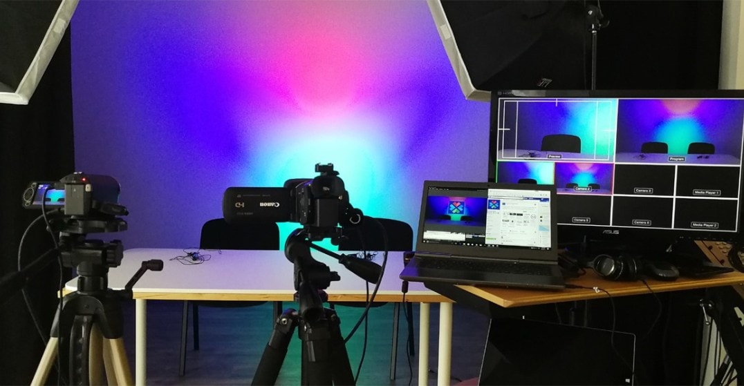 Steaming camera set-up