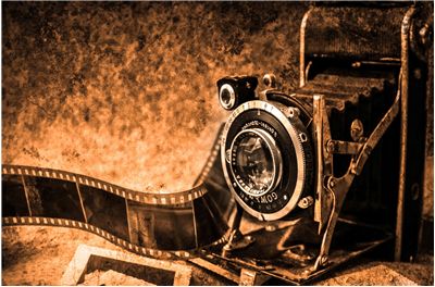 Retro film camera