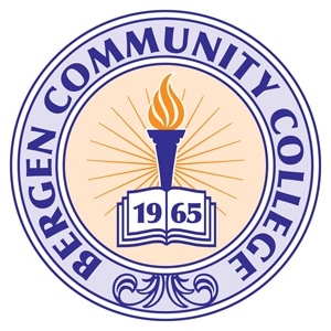 School logo Bergen Community College 1965