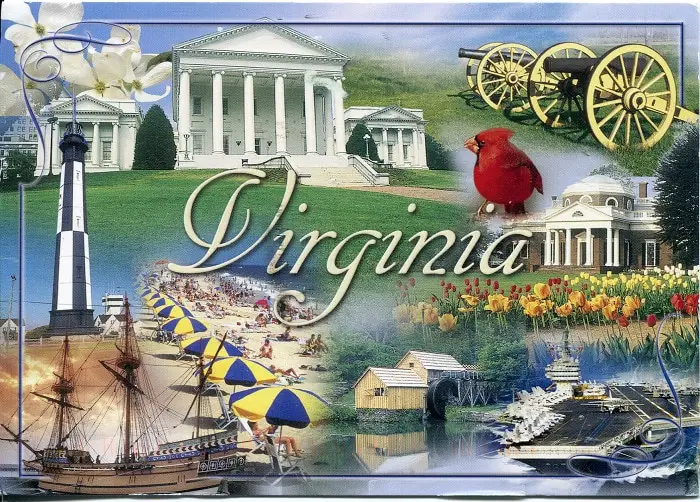 Virginia places picture collage