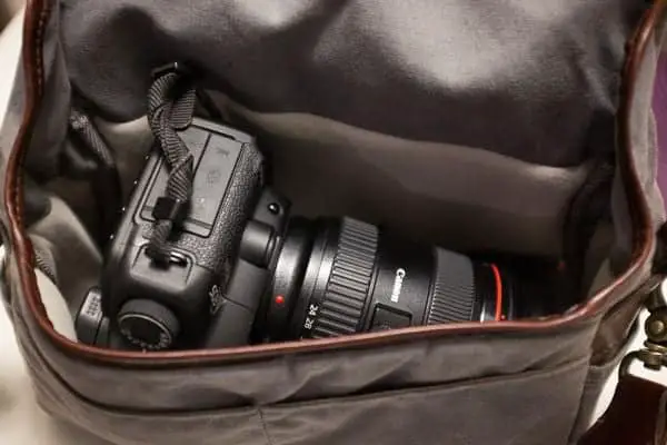 Camera inside the bag for new parents