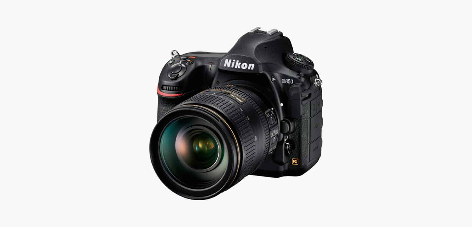 black nikon d850 dslr camera