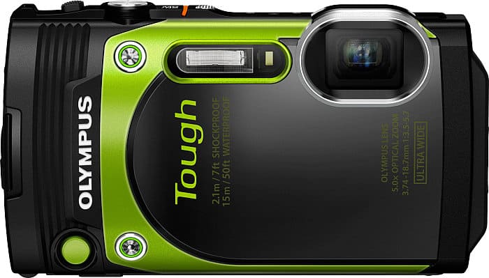 black green olympus camera
