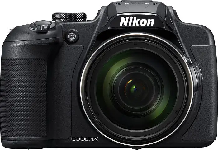 black Nikon Coolpix B700 camera 