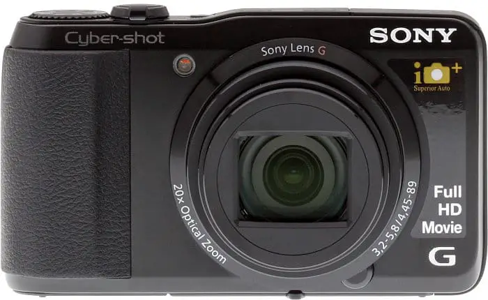 black Sony Cyber-shot DSC-HX30V camera