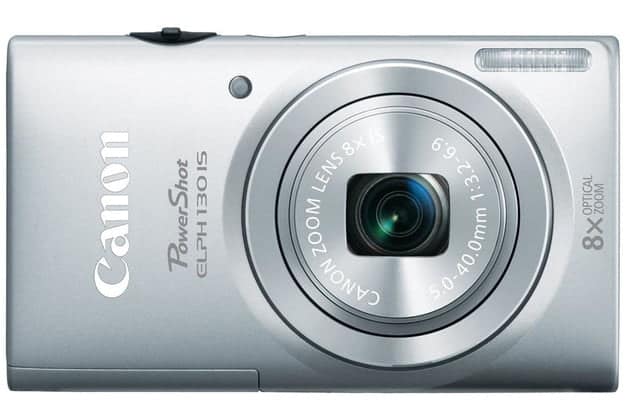 silver Canon Powershot ELPH 130 camera