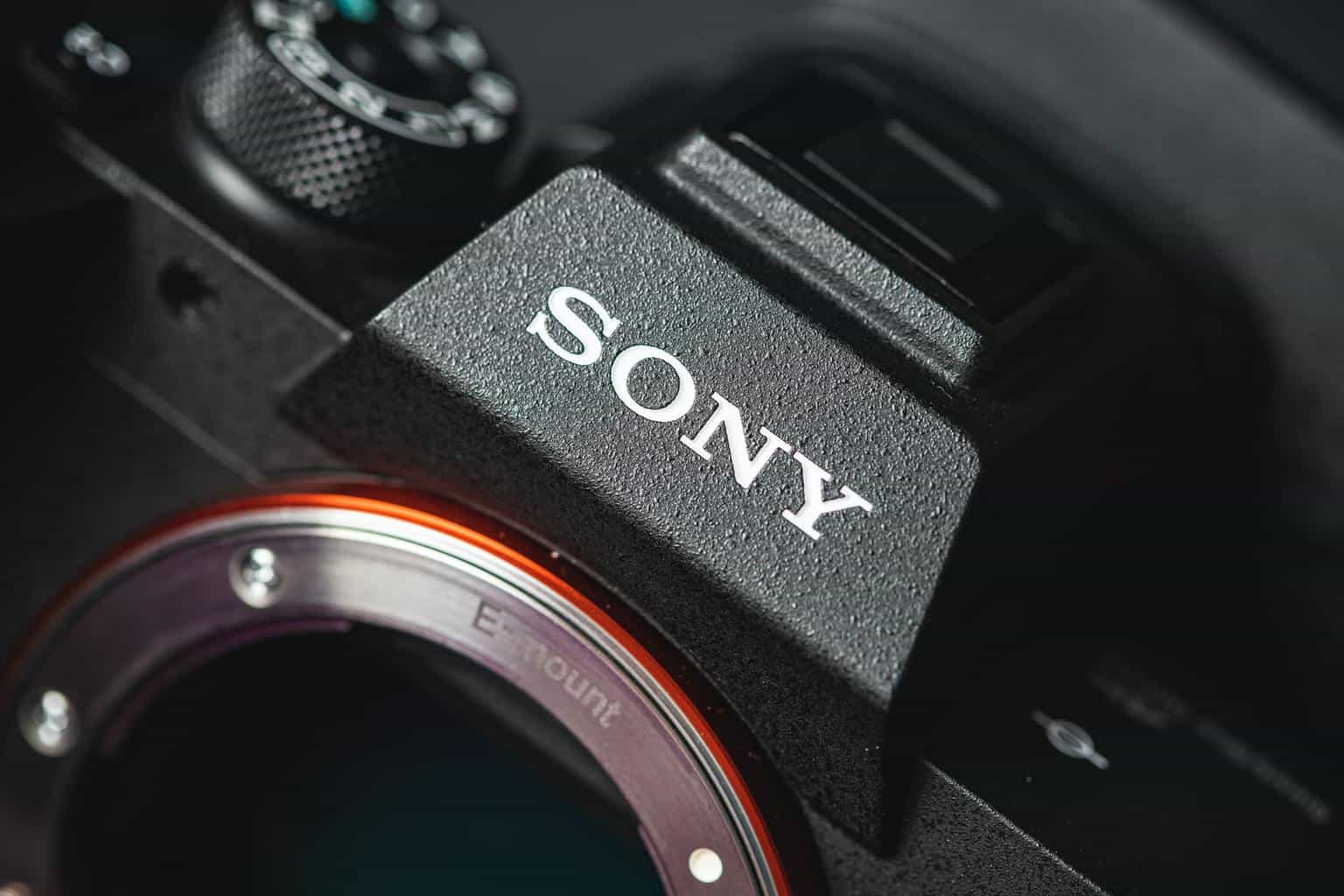 sony camera close up