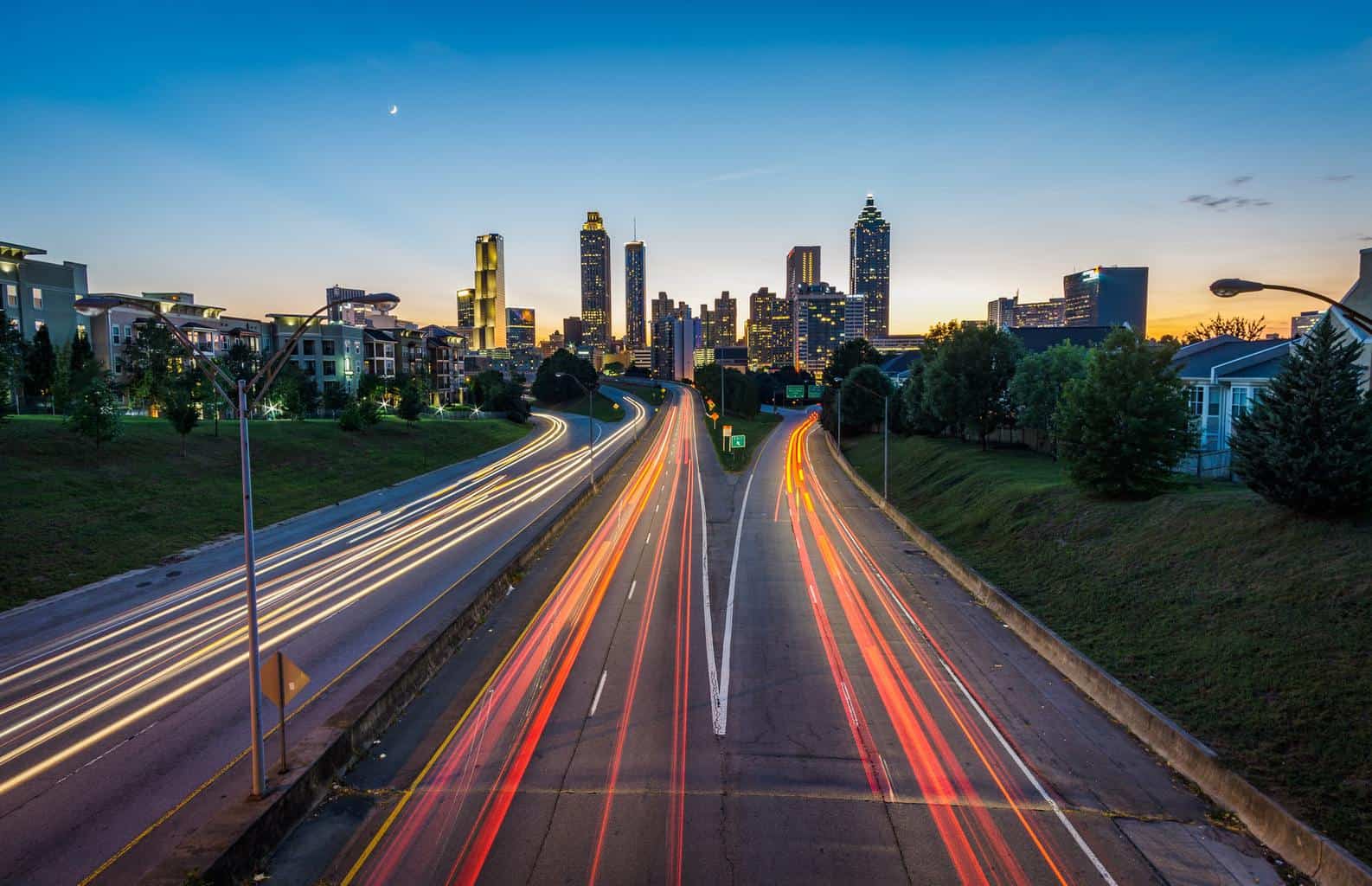 road taken by a timelapse