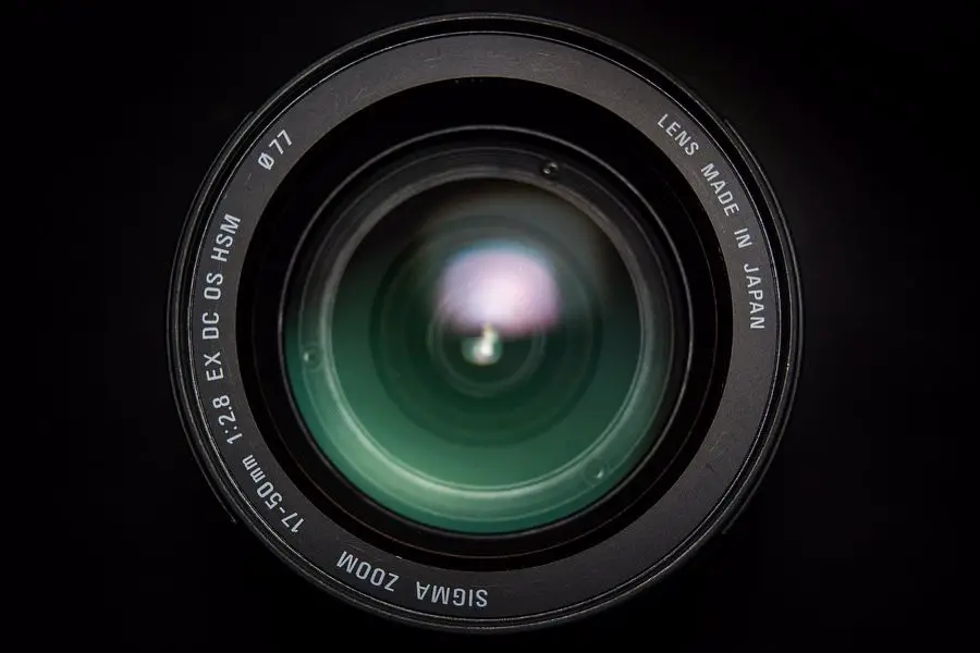 Sigma camera lens