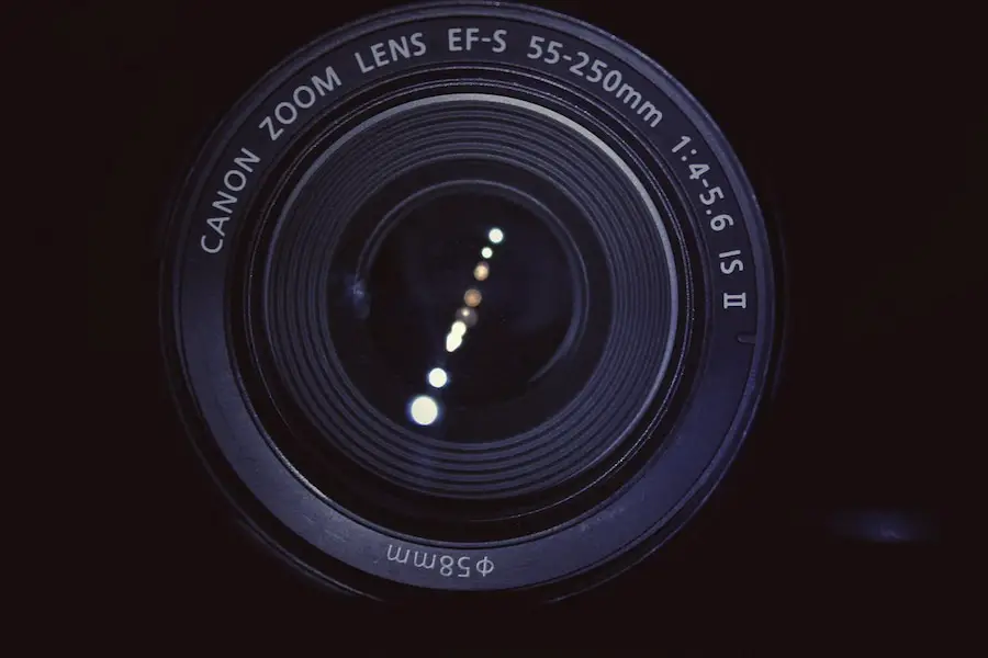 An image of 55-250mm lens