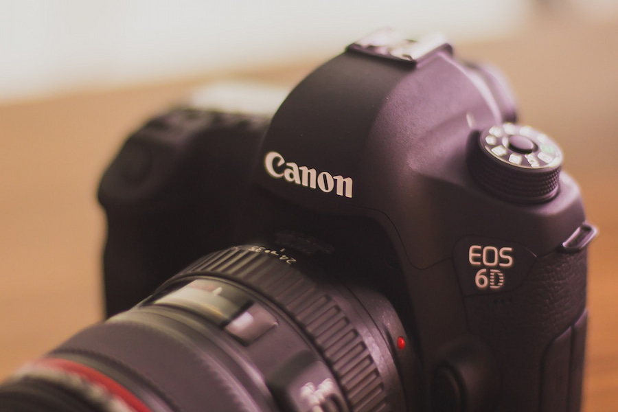 A close-up image of Canon 6D
