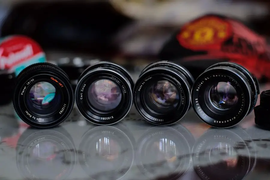 Different types of lenses