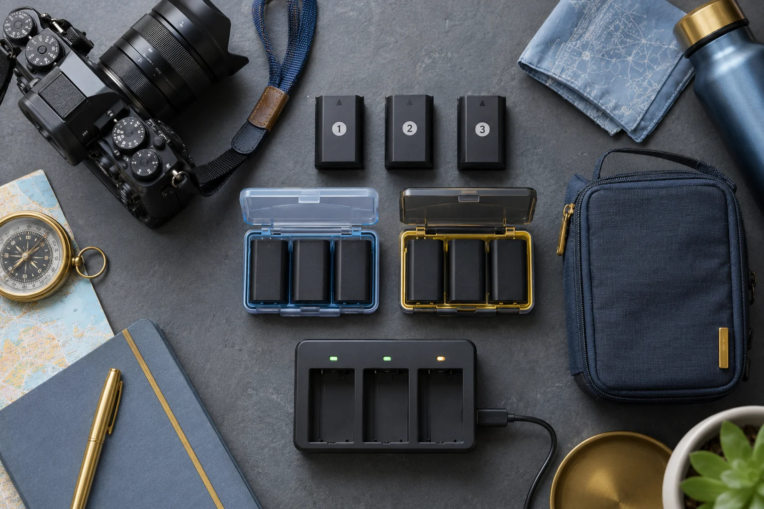 How to Build a Camera Battery Rotation System for Travel