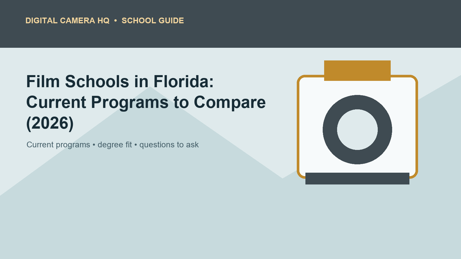 Film Schools in Florida: Current Programs to Compare (2026)