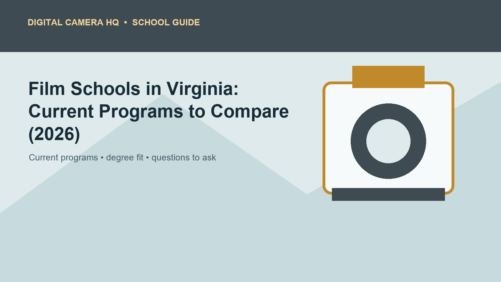 Film Schools in Virginia: Current Programs to Compare (2026)