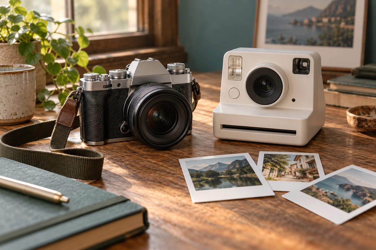 Fujifilm vs. Polaroid: Which Camera Experience Fits You? editorial image