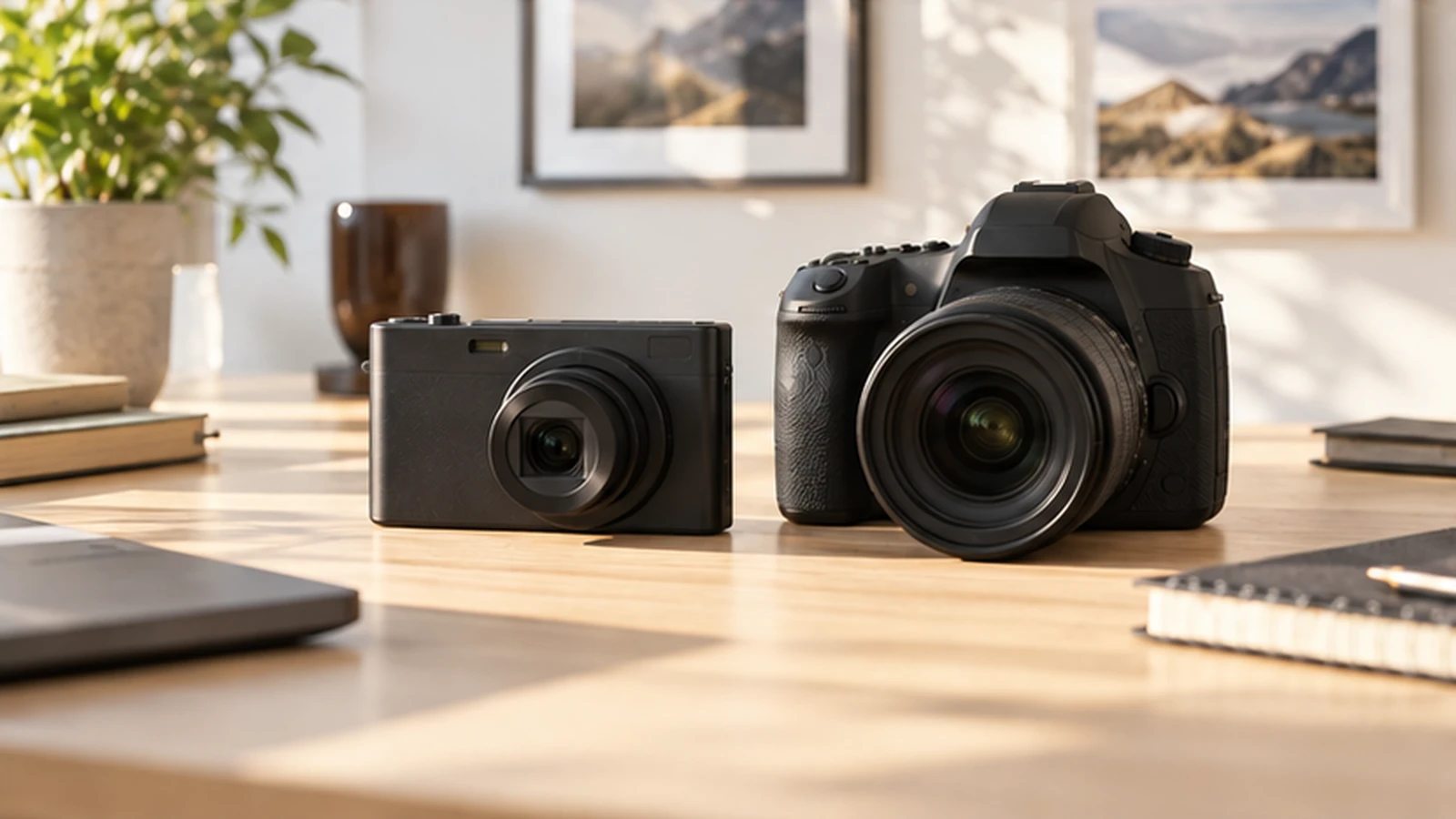 Point-and-Shoot Camera vs. DSLR in 2026 editorial guide image